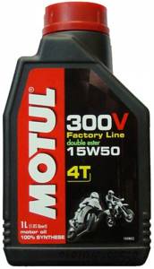 MOTUL 300V 15w50 4T 100% синтетика ЕТ. (эстеры) 1л. для 4-тактн. мототехн. (масло моторное)